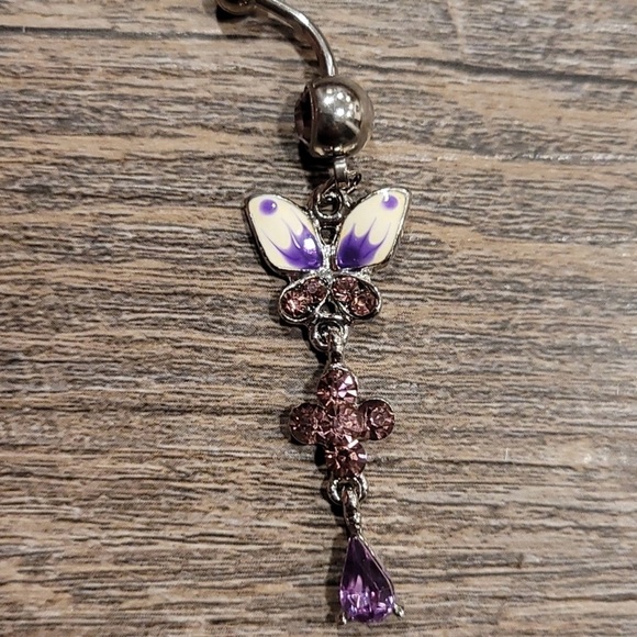 condition New
purple silver bellybutton piercing - Picture 2 of 4